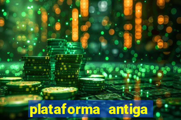 plataforma antiga de jogos